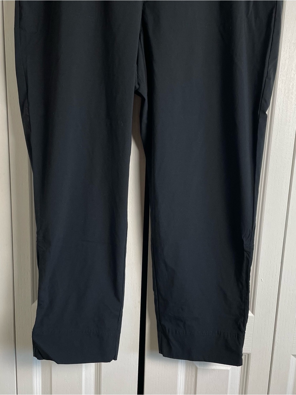 Columbia Pull On Hiking Pants Women’s XL Black Cinch Ankle Nylon Tech Elastic - Picture 4 of 15